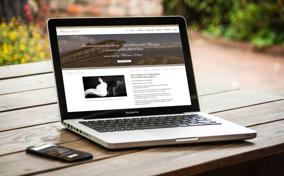 Lilija Olm - Webdesign mit WordPress - Internetagentur Franken - Forchheim - Erlangen - Referenzen - Melanie Ebert Business & Mental Coaching