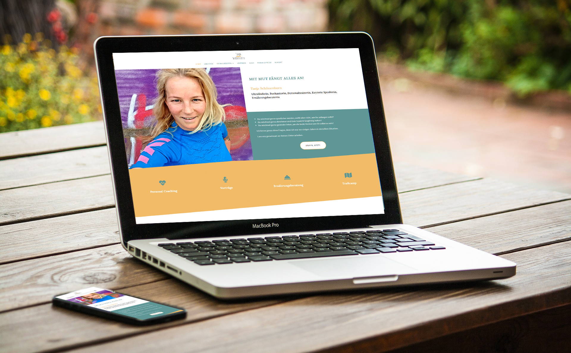 Webdesign Referenz Tanja Schönenborn