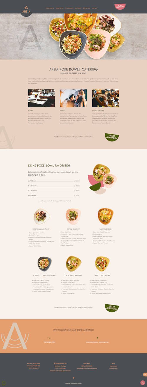 Referenz Areia Poke Bowls