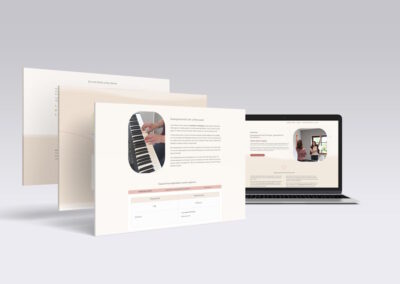 Webdesign-Referenz Gesangsunterricht