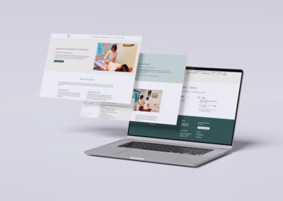 Mockup für Website-Referenz Japanische Akupunktur